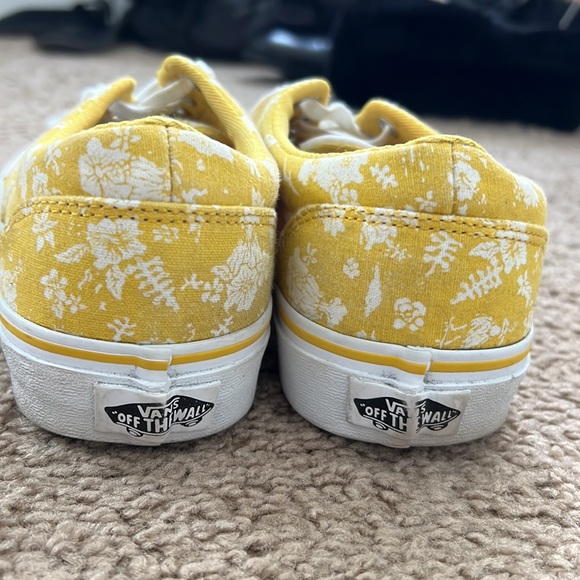 Yellow Floral Vans - Picture 4 of 8